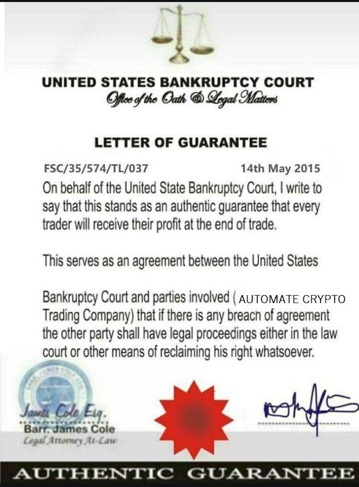 Letter of Guarantee